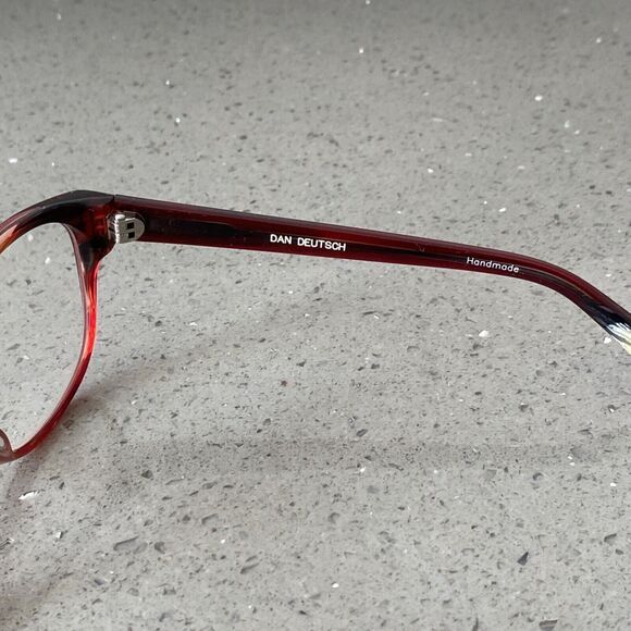 DAN DEUTSCH Optical Outlook Elvira 48 Eyeglasses Frames ONLY 53-15-135 Red - Picture 6 of 9